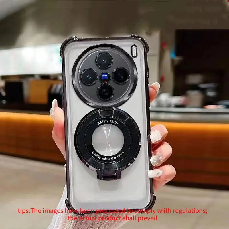 Dual-Purpose Case for Vivo X200 Series - Premium Transparent TPU Cover for Vivo X200, Vivo X200 Pro, Vivo X200 Pro Mini, And Vivo X200 Ultra.