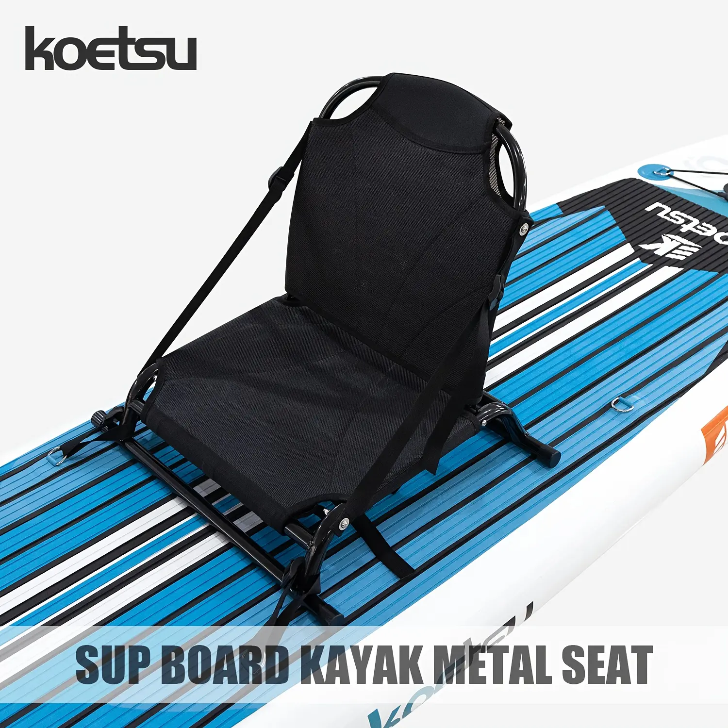 Metal Seat |       Suitable for Paddleboards, Kayaks, and Canoes |       Adjustable Backrest |       Professional Fishing Seat |       Comfortable and Stable Design |       Aluminum Alloy