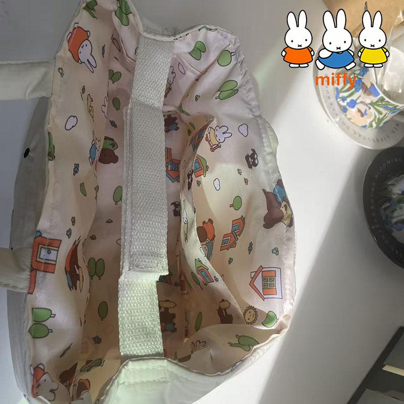 Japanese Kawaii Miffy Handbag New Cute Cartoon Anime Cart Hanging Bag Going Out Portable Storage Bag Girl's Festival Gift