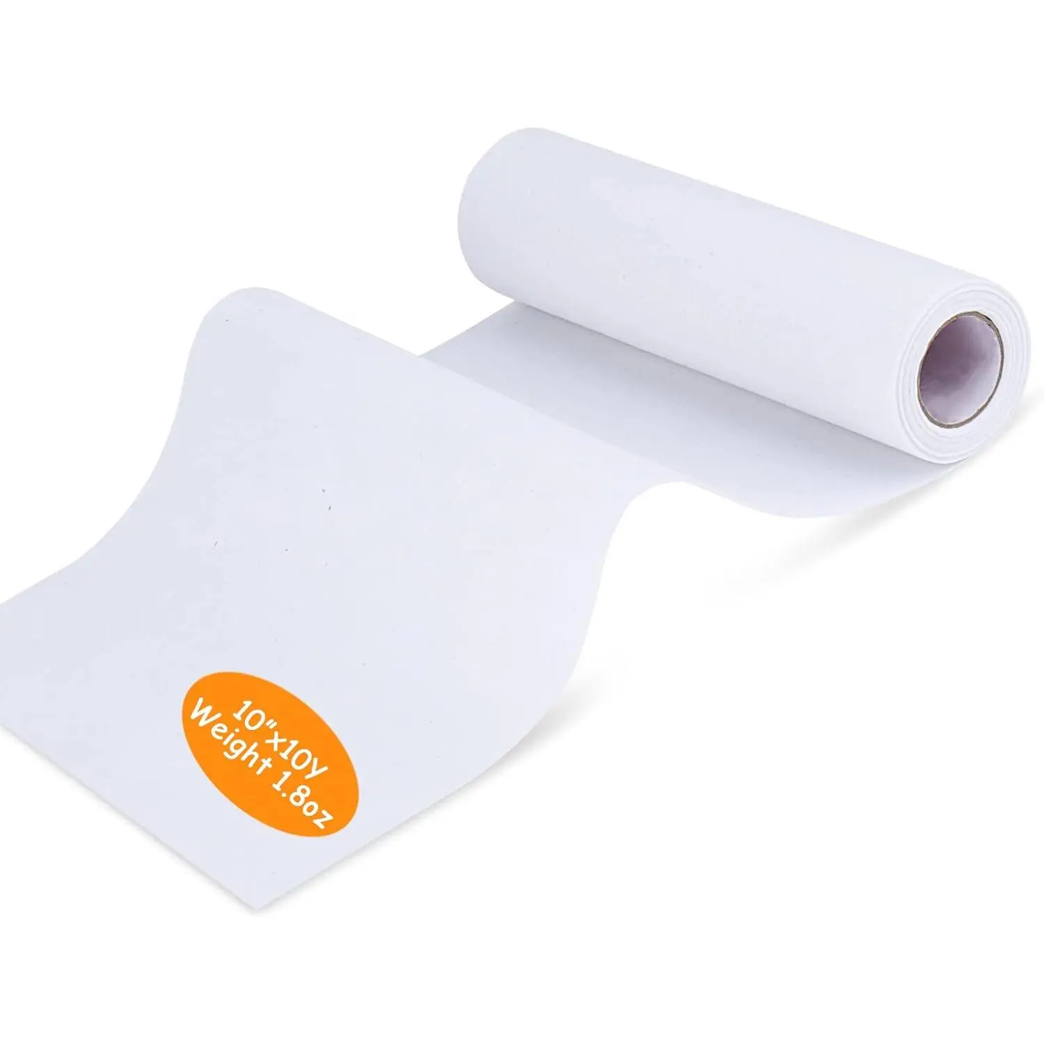 Embroidery Stabilizer  Embroidery Backing - 1.8 Ounces Medium Weight 10" x 10Y/Roll for Machine Embroidery