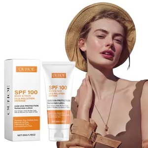 Travel Sunscreen SPF 100, Sunscreen SPF 100 Face & Body, 100 SPF Non-Toxic Formula, Broad Spectrum UVA/UVB, Non-Greasy, No White Cast, Long-Lasting 12H Protection for Sensitive Skin