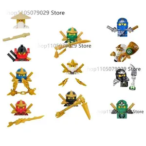 2026 new Anime Cartoon TV Toy Ninja Jay Lloyd Kai Zane Nya Cole Harumi Figures Building Blocks Toys Bricks Model Children Birthday Gifts