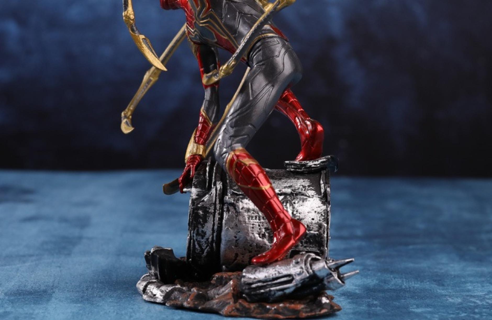 20CM Spider Hero Action Figure Articulated Superhero Anime Collectible Toy Stress Relief Toy Sensory Play Kids Adults Desktop Decor PC Case Ornament Birthday Gift Halloween Gift Christmas Gift Lucky Doll