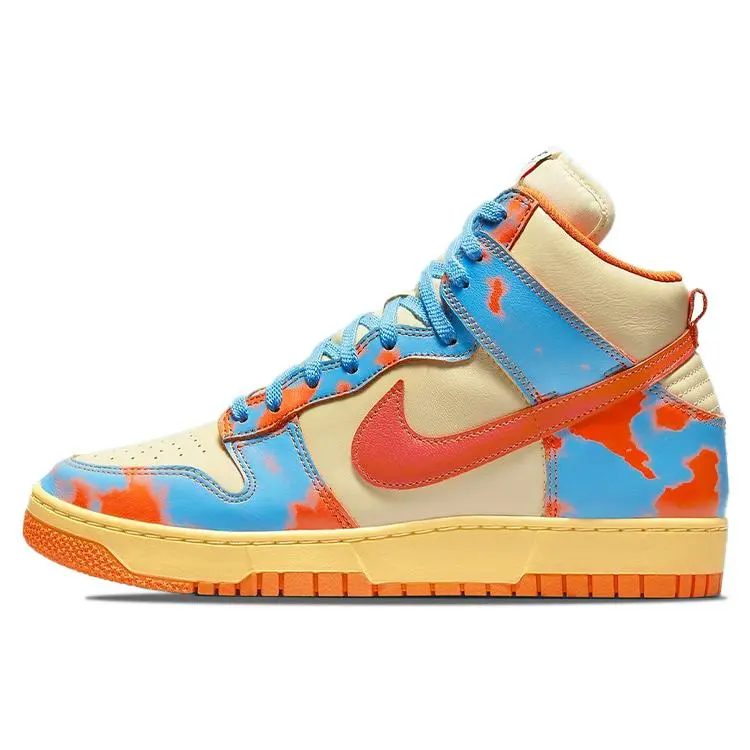 Nike Dunk High 1985 SP Orange Acid Wash High-Top Sneakers Unisex Verifiable, with credentials and supporting global authentication