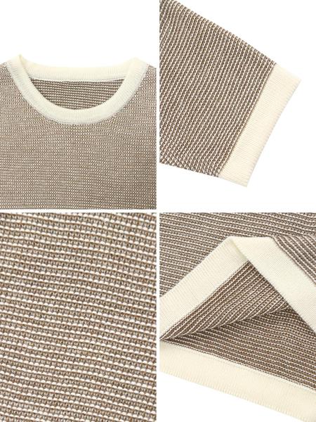 Women's Knitted Two-Piece Set for Spring and Autumn, Classic Round Neck Pullover Top and Elegant Shorts, Stylish and Casual, Casual Matching Set