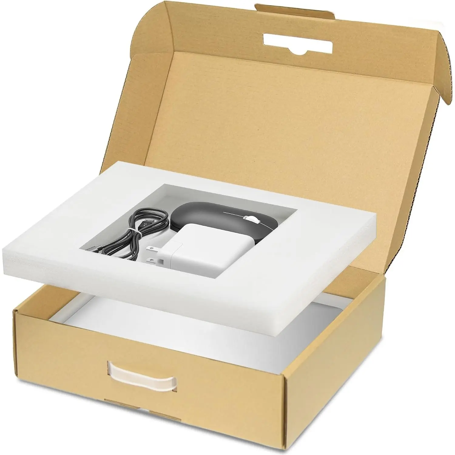 Laptop Shipping Box with Protection  for up to 17 Inches Notebook, Cardboard Laptop Box for Shipping, Secure Mailing Boxes