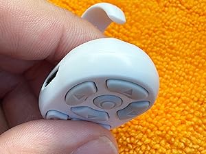 TikTok Scrolling Ring – 8-Button Finger Tip Wireless Remote, with Camera Remote Shutter for iPhone & Android (Black)