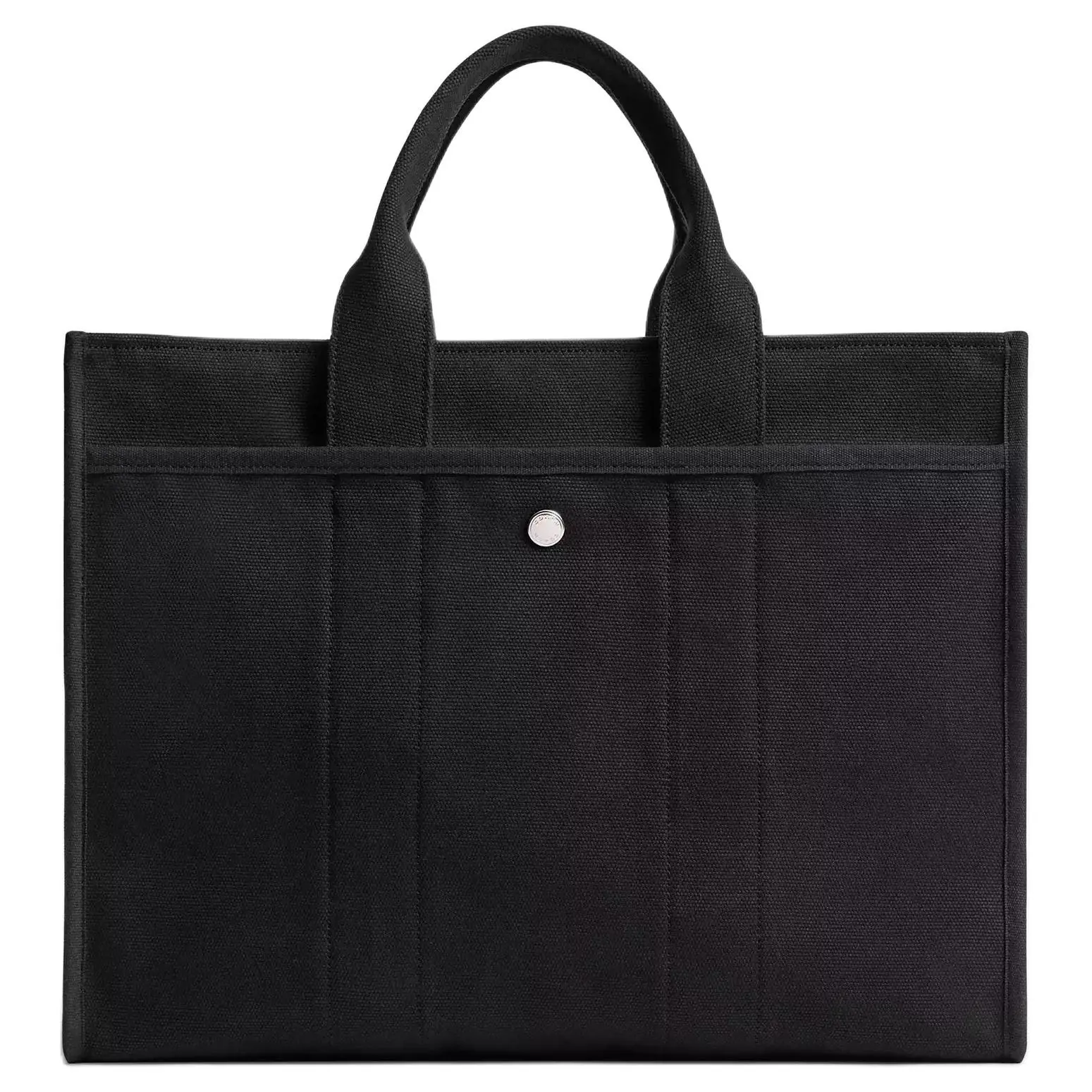 COACH Tote Bag for Women – Large Canvas Shoulder Bag with Removable Strap and Zip Closure – Black