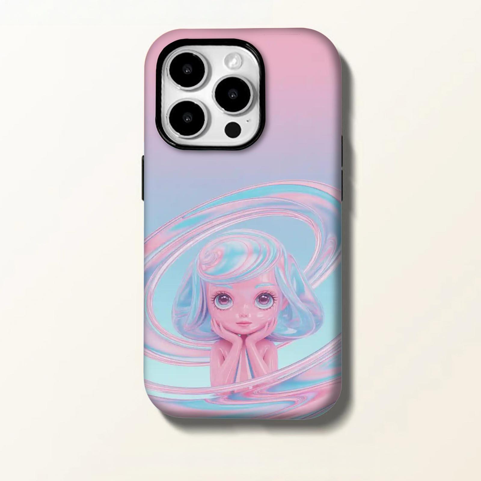 swirls, pastel, abstract Soft And Hard Two-In-One Film Printed Full Pattern Case For IPhone 16 15 14 13 1211 Pro Max Plus Phone Case