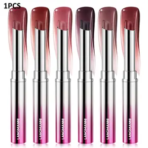 1pcs Dye Moisturizing Lipstick Lipstick Moisturizing Color Holding Cup Is Not Easy To Touch Natural Color Plump Festival Party Gift Music Festival Makeup