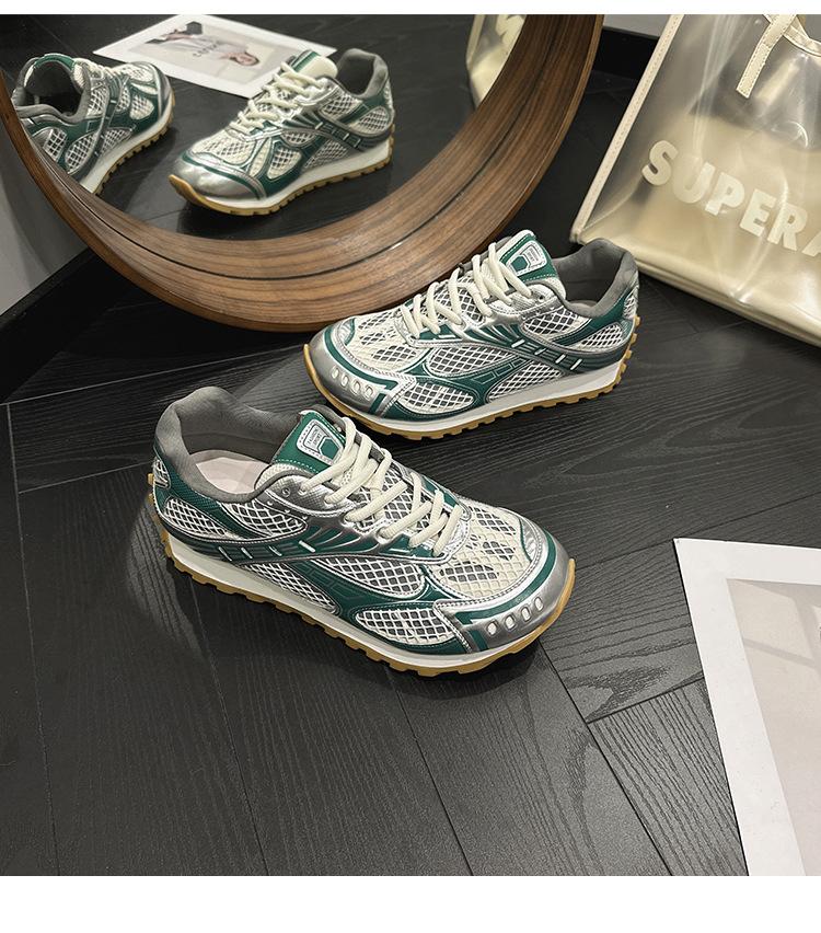 2026 New Model Women's Dad Shoes Breathable Sports Shoes Trendy Casual Versatile Anti-Slip Breathable