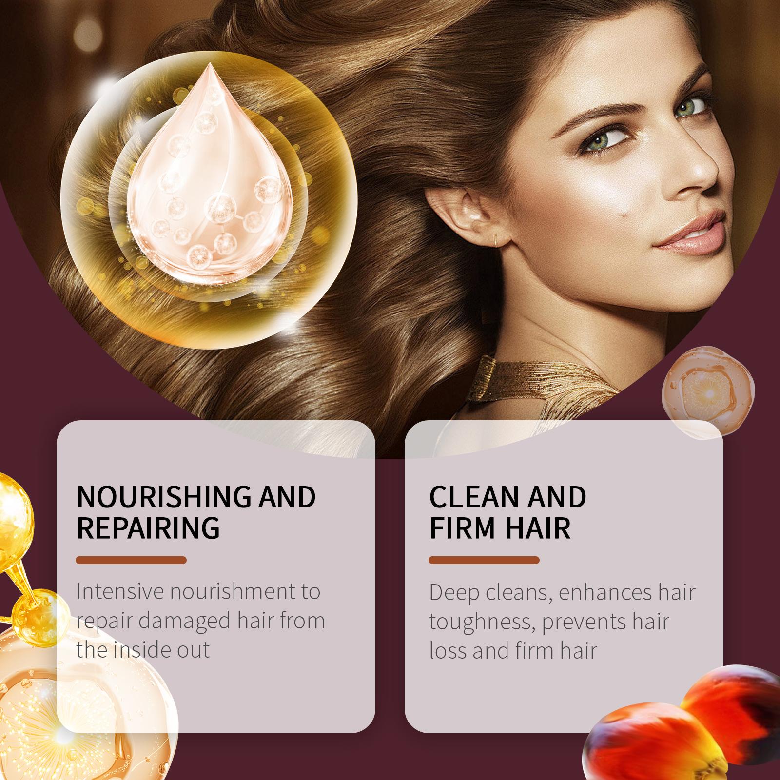 EELHOE Batana Shampoo – Moisturizing, Repairing & Nourishing, Smooths Dry Frizzy Hair, Sleek & Oil-Control Shampoo