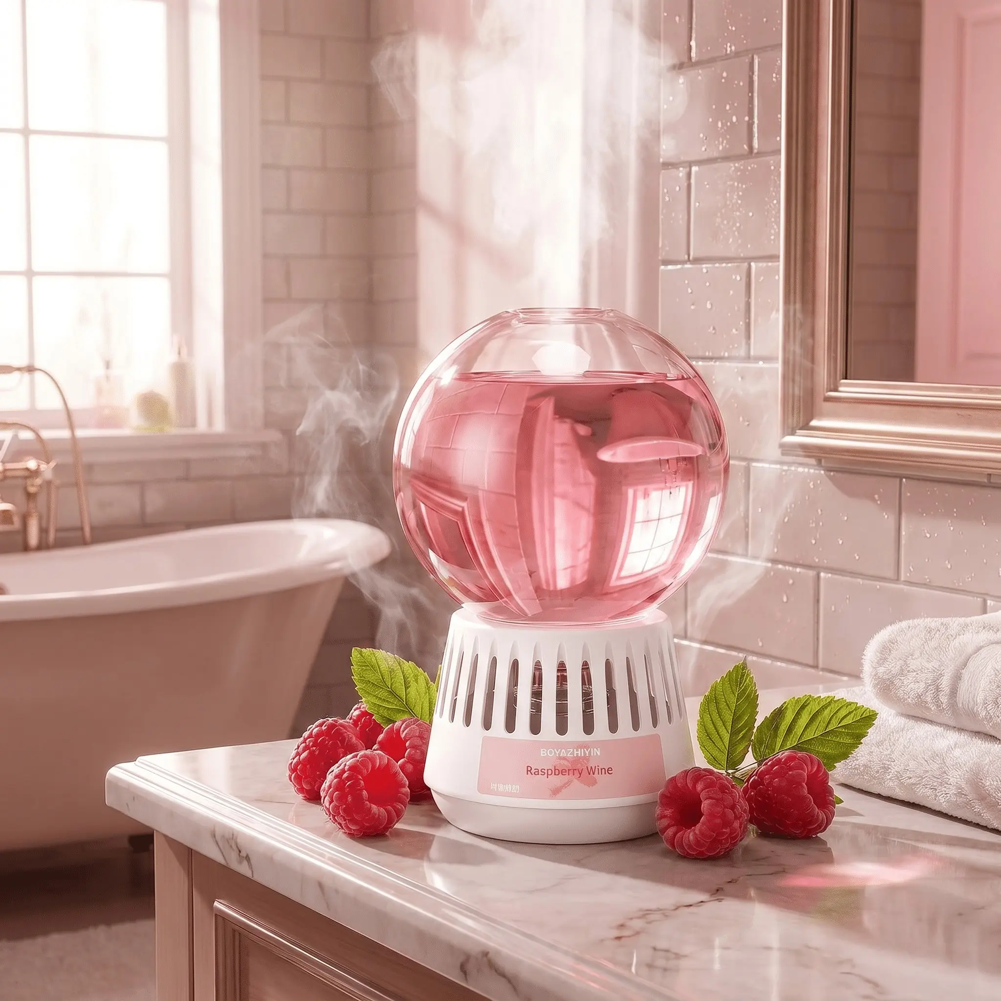 Inverted No-Fire Diffuser Bottle 49ML, Long-Lasting Fragrance for Bedroom, Odor Eliminator for Bathroom and Shower, Decorative Scented Item