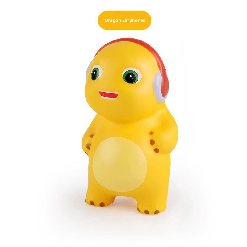 12cm Milk Dragon Slow-Rebound PU Foam Toy, Popular Online Stress-Relief Gadget, Stress-Relief Toy Wholesale, The First Choice For Small Milk Dragon Squeeze Gifts