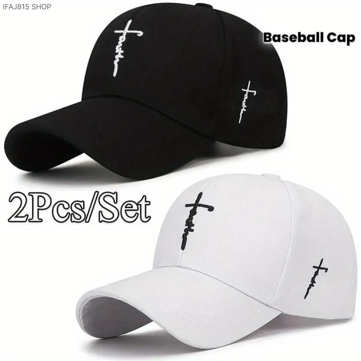 Vintage Cross-Embroidered Dad Hats, 2-Piece Unisex Set, Breathable and Adjustable Acrylic Baseball Caps for Daily Wear and Running, Embroidered Headwear, Adjustable Fit, Duckbill Brim, Durable, Outdoor Sports, Sporty Chic, Breathable Acrylic, All Seasons,