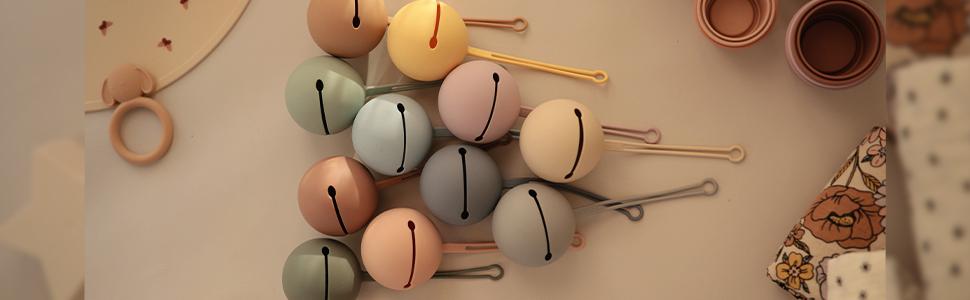 Silicone Pacifier Holder Case (Shifting Sand