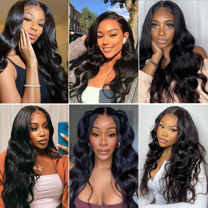 Bling Hair Wear 6x4 Body Wave Glueless Wig Human Hair Ready To Wear Brazilian 5x5 Lace Closure Wigs Long Straight For Women Pre plucked Sale 180% Density 12-36 Inch