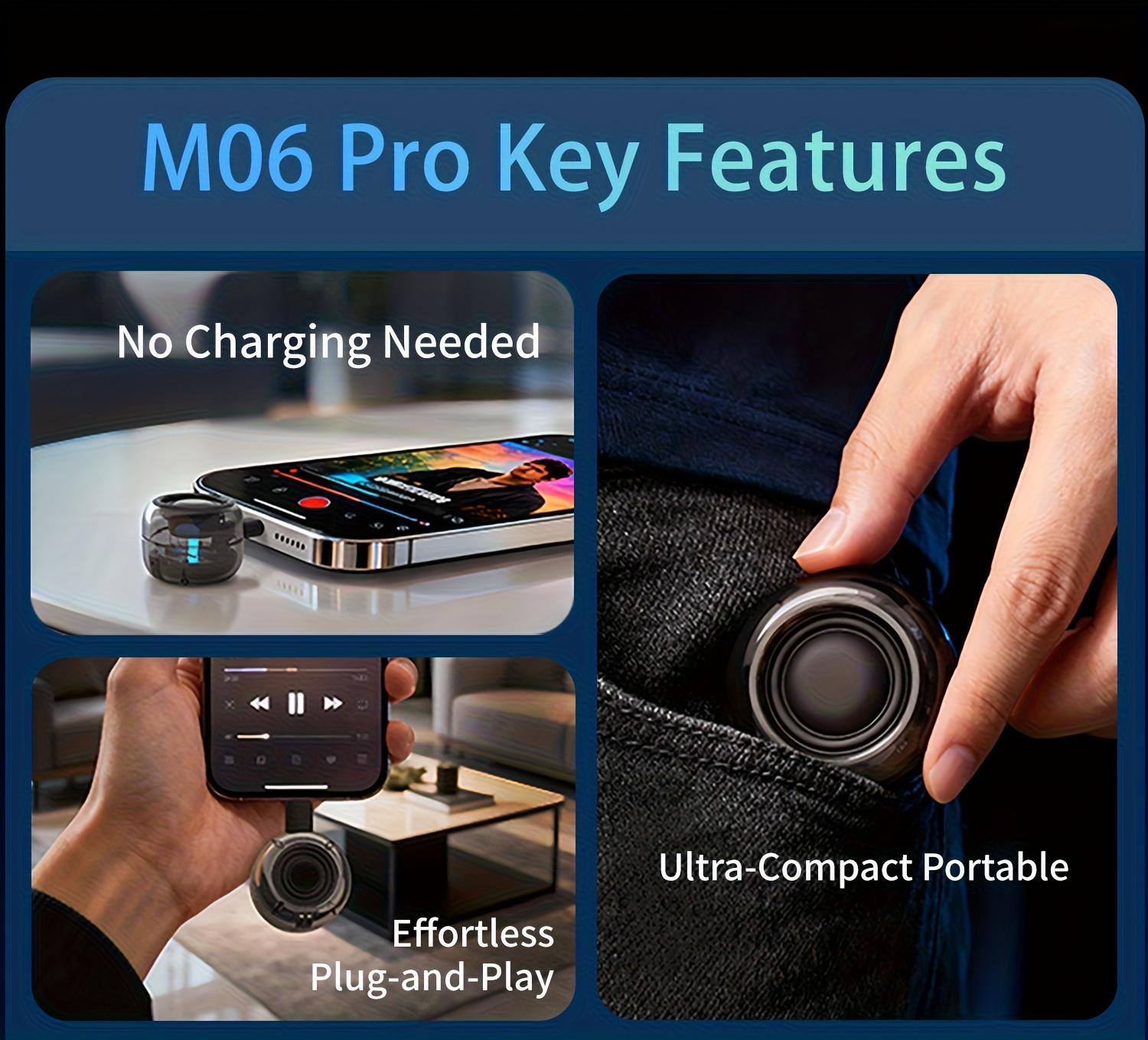 Compact Plug-And-Play Subwoofer for Mobile Phones And Computers |     Semi-Transparent Body with Cool Lighting |   Weighs Only 31.5G with a Lightweight Design |   Universal Type-C I Magnetic Bluetooth Headphones morning blues speaker