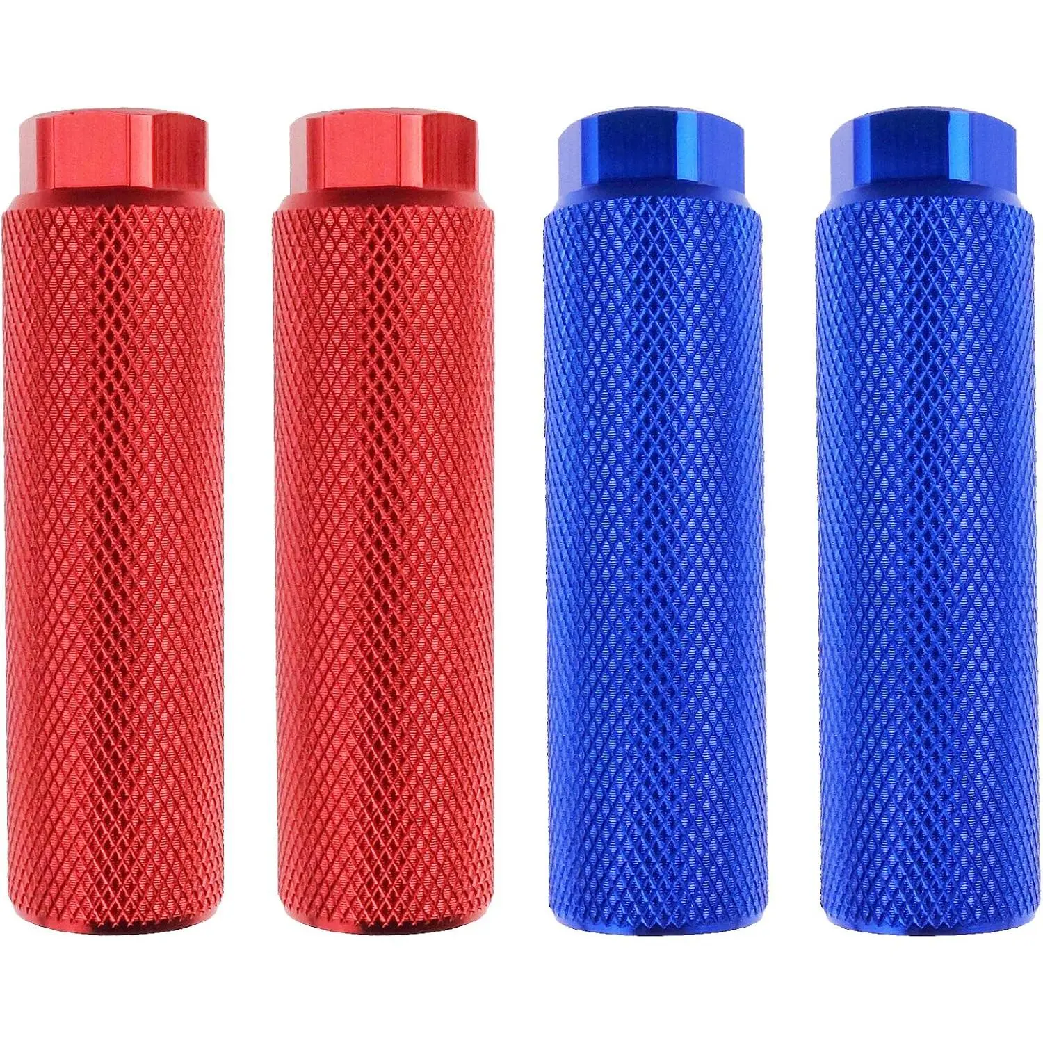 2 Pairs  Alloy  Pegs for Mountain  Cycling Rear Stunt Pegs Fit 3/8 inch Axles