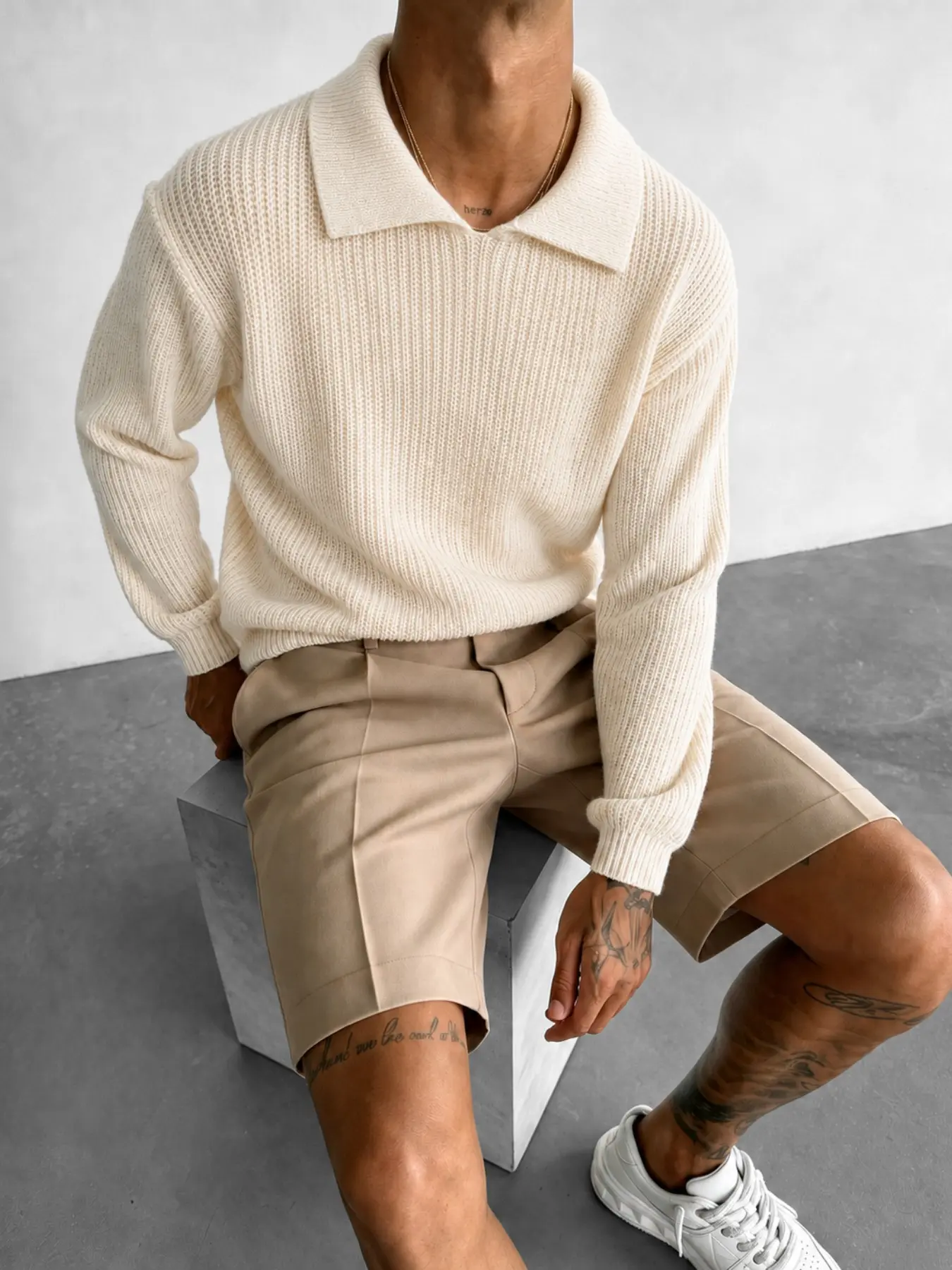 Men's Fashion Casual Fuzzy Ribbed Design Pullover Sweater, Essential Outerwear for Fall & Winter, Versatile Layering Piece