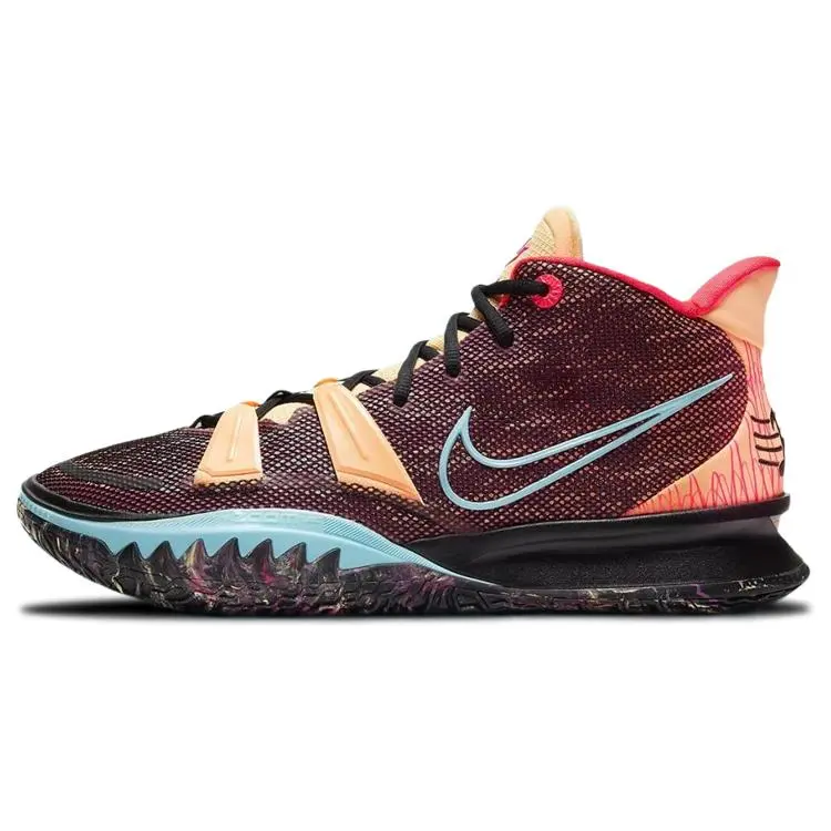 Nike Kyrie 7 PH EP Soundwave Basketball Shoes for Men and Women – Cushioned, Non-Slip, Durable, Mid-Top Verifiable, with credentials and supporting global authentication