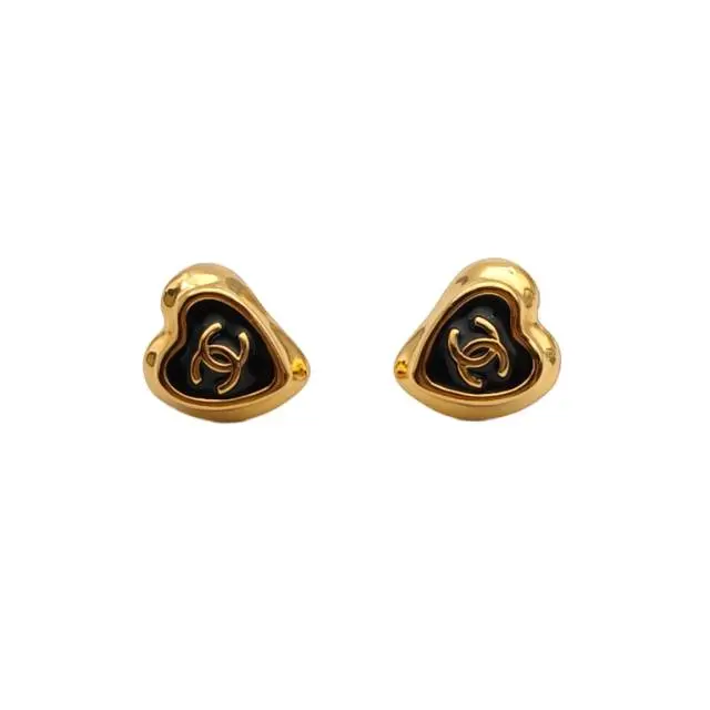 Pre-owned CHANEL 25A Spade Earrings AlloyP216650518