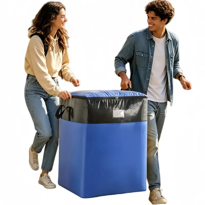 1 pcs Heavy-duty portable moving bags, thickened luggage bags, large-sized clothes and quilts storage bags, travel foldable clothes and quilts packing bags