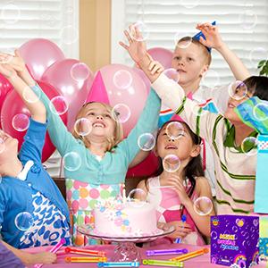 Easter Basket Goodie Bag Stuffer Fillers for Kids, 32 Pack Mini Bubble Wand Toys Gifts for Toddlers, Small Spring Birthday Camping Party Favor Supplies, Classroom School Stuff Prize Treats Non Candy