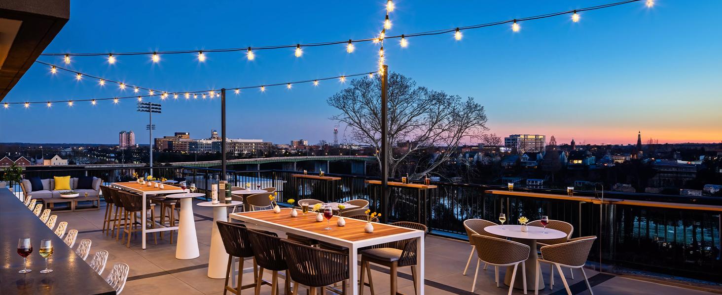 Outdoor String Lights Patio Lights Shatterproof ST38 Vintage Edison Bulbs, Outside Hanging Light Waterproof for Porch, Deck, Garden, Backyard, Balcony Outdoor Decorative String Lights for Halloween, Christmas