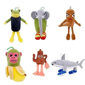 Italian Brainrot Animal Plush Stuffed Toys Tungtungtung Sahur Telalaero Telala Doll SHARK Anime Plushie Peluches birthday Gift