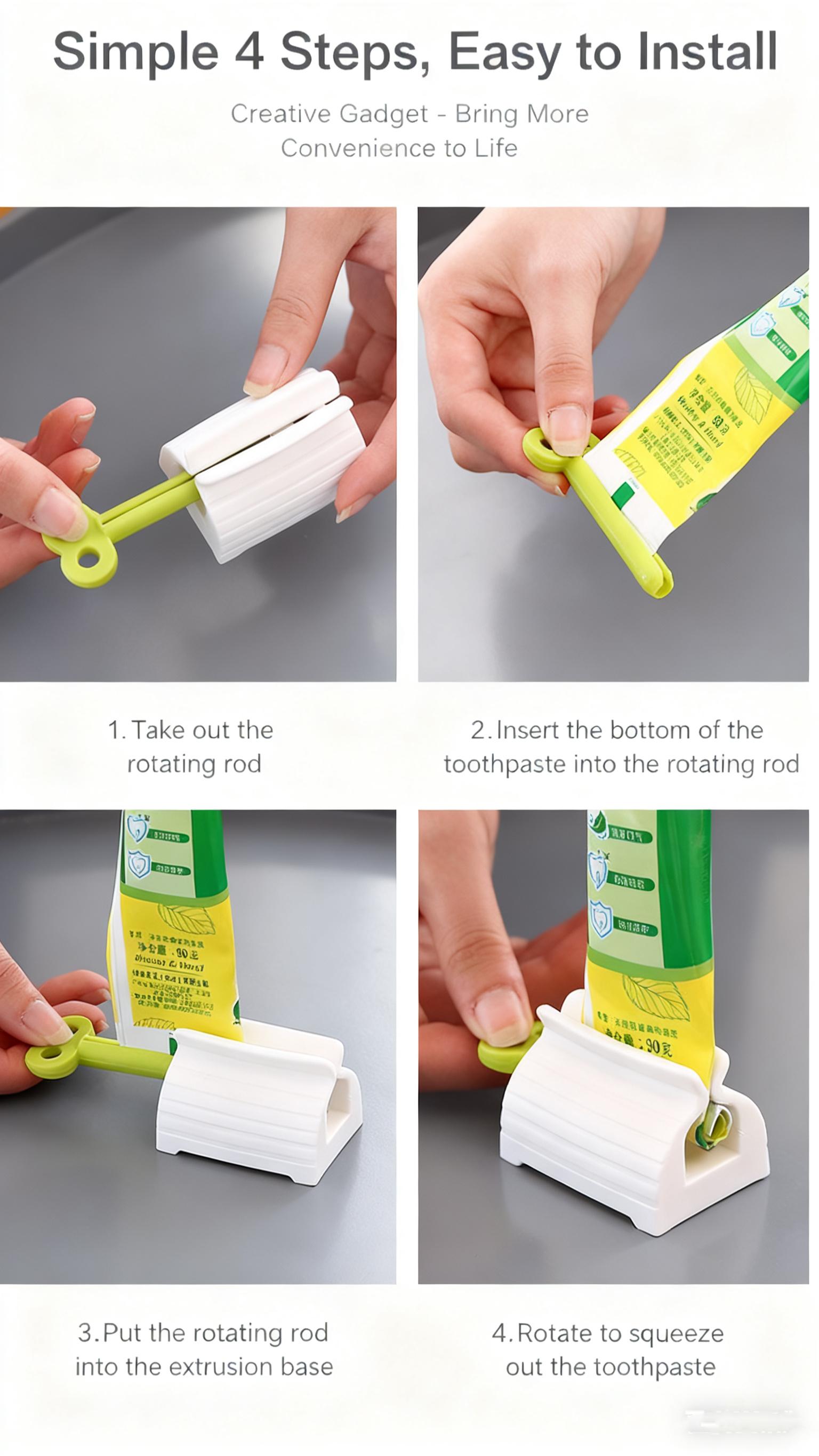 Home3PCS  toothpaste squeezer, toothpaste dispenser, toothpaste squeezer, hand warmer sleeve squeezer, automatic oral hygiene tool