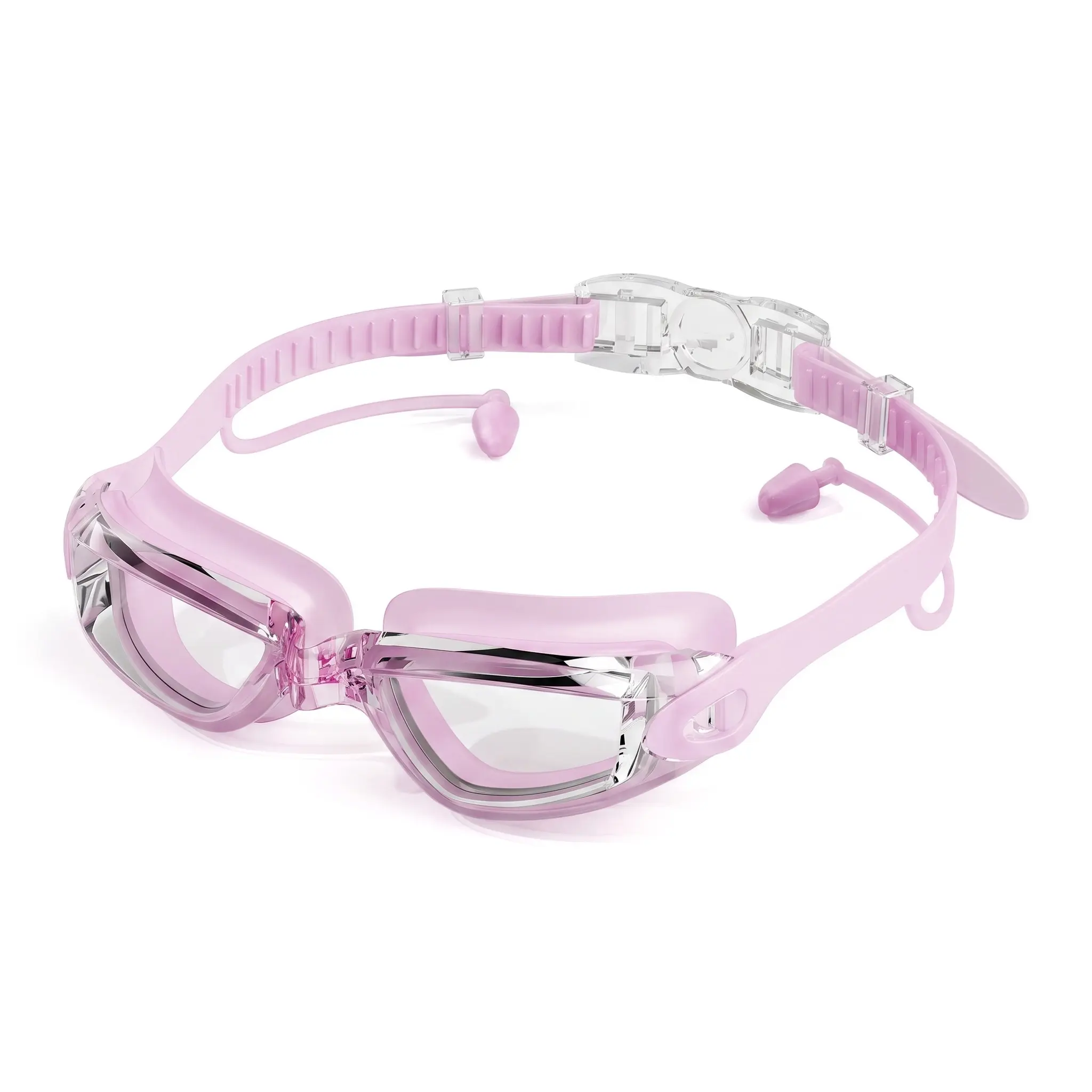 Clear Vision Swim Goggles Anti Fog For Adults Men Women Racing Swim Cap Set HD Waterproof No Leak