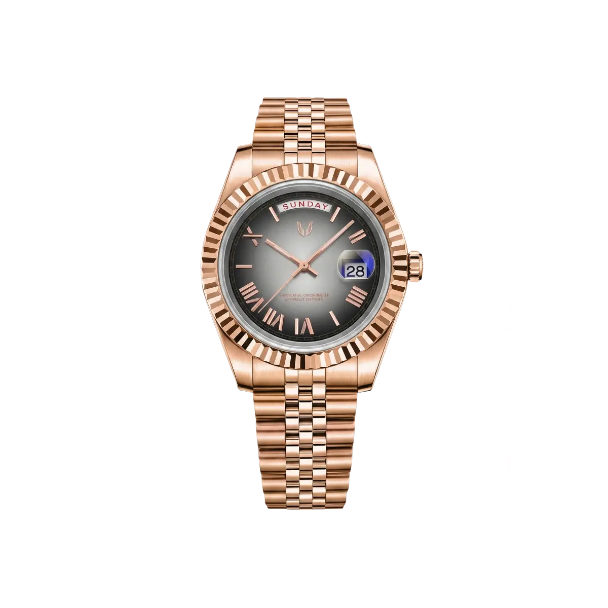 Custom Day-Date Rose Gold Mocha