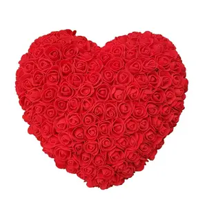 1PC 15cm 3D Heart-Shaped Artificial Rose – The Perfect Eternal, Never-Wilt Ornament & Romantic Gift for Valentine's Day, Anniversaries, Proposals, Weddings, Birthdays, and Home Table Decor