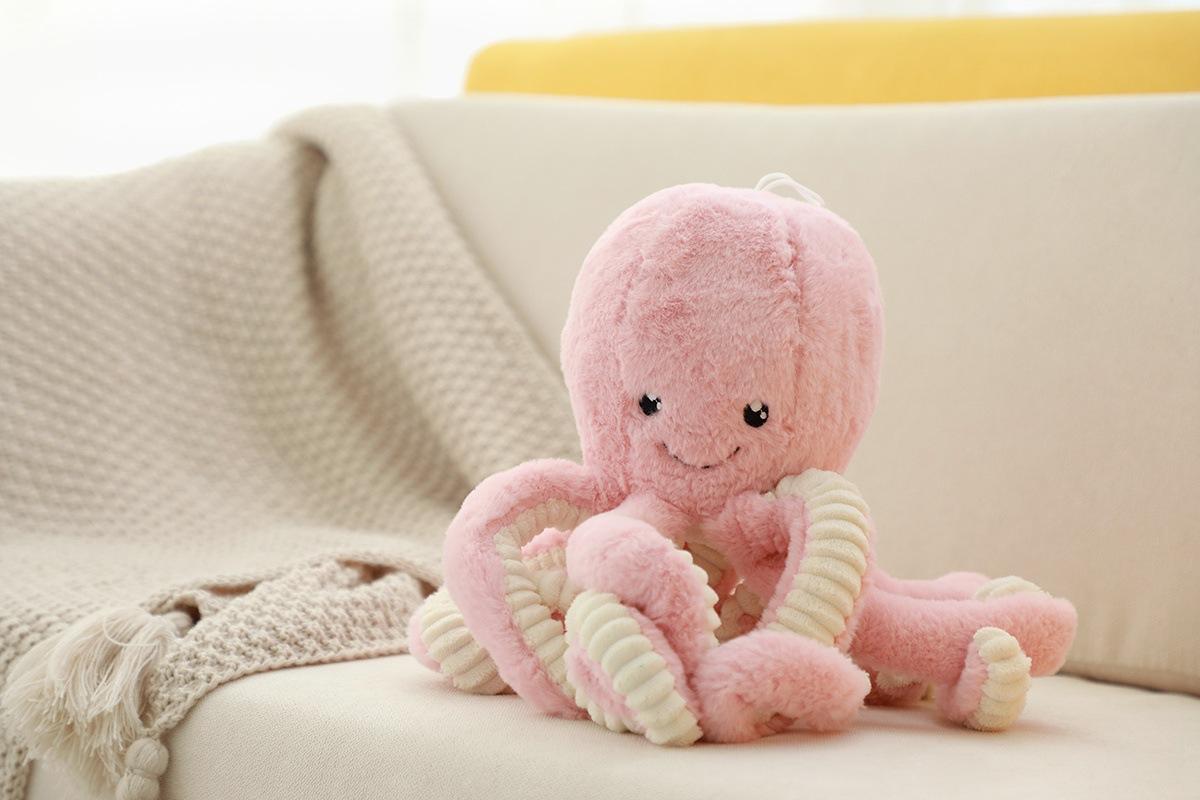 Octopus Plush Toy, Cartoon Rabbit Plush, Cuddly Cat & Hamster Stuffed Animals |   Cute Collectible Festival & Birthday Gifts, Sensory Huggable Toys