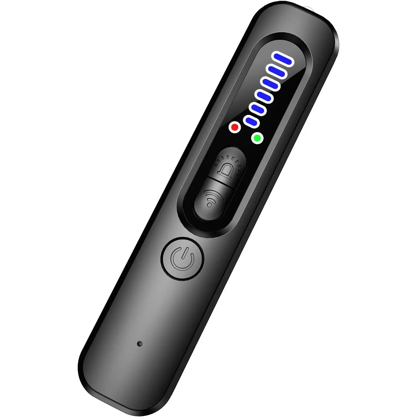 RUDLDA 1080p Portable Hidden Camera Detector - Anti-Spy RF Signal Finder, Bug Listener Sweeper, Magnetic Wireless Car GPS Tracker Detector for Office, Travel Use