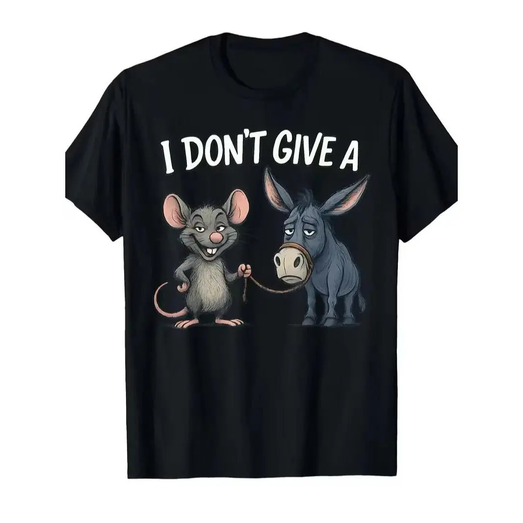 Mohawk Punk Kitten 100% Cotton Relaxed Fit Summer Tee for Edgy Unisex Style Soft Graphic T-Shirt