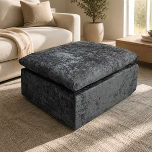 ARCH Modular Sectional Couch with Chaise Lounge, No Assembly Required, Plush Corduroy Fabric, Foam-Filled, Grey, for Living Room, Apartment Decorating, Single Box 1-Pack Indoor Furniture
