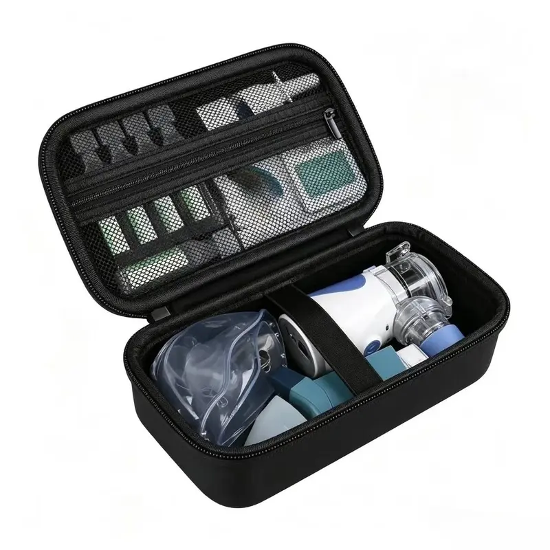 Portable Home Strong Case for Handheld Inhaler Nebulizer Machine, Asthma Inhaler Travel Box, Mesh Atomizer Machine Holder Bag