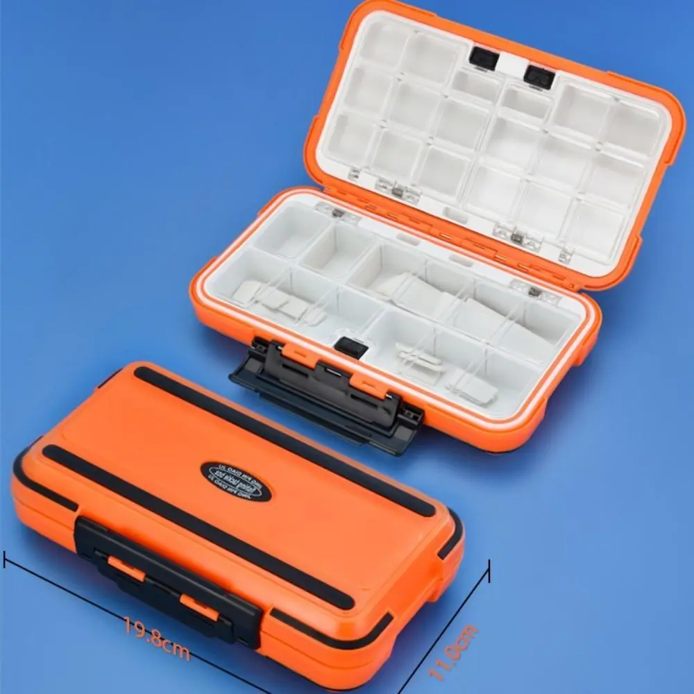 Waterproof Tackle Box - Multipurpose Storage Organizer for Lures, Hooks, Small Tools - Essential Outdoor Fishing Supply