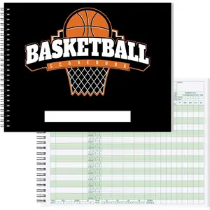 Basketball Scorebook 40 Games Score Book, Side by Side Basketball Stat Tracking Book for High School, Middle School or League Use