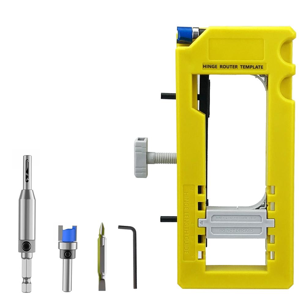 Hinge Door Lock Hole Positioner Kit Set, Hinge Door Lock Installation Kit, Mortiser Template Holder Orifice Locator, Door Hardware Tool Hinge Door Lock Hole Positioner Kit Set, Hinge Door Lock Installation Kit, Mortiser Template Holder Orifice Locator, Door Hardware Tool