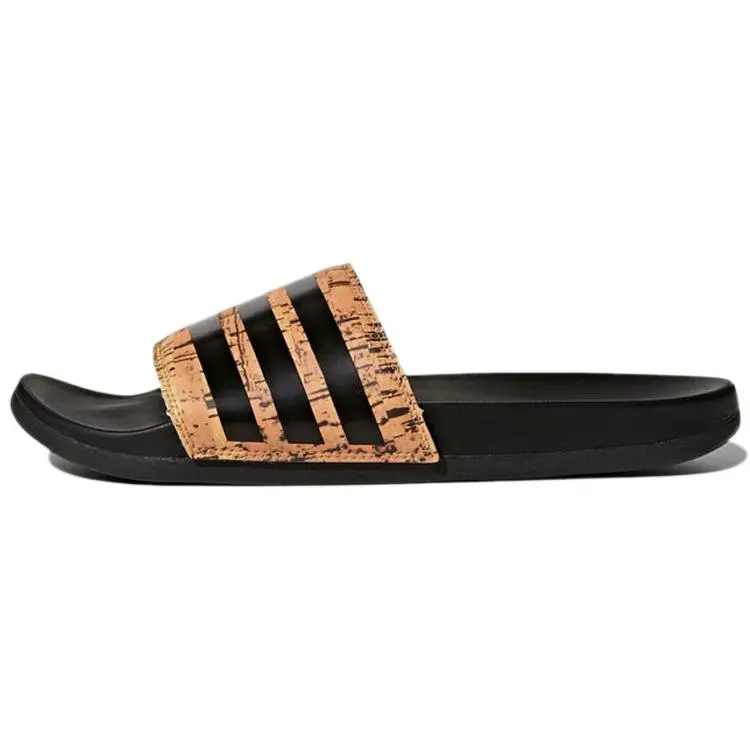 adidas Adilette Cloudfoam Plus Cork Slides Casual Non-Slip Sandals CG3413