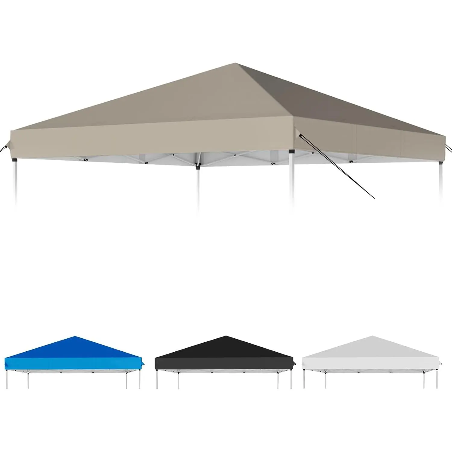 Canopy Replacement Top, Pop Up Canopy Replacement Tent Cover for Straight Leg Frame, Waterproof Canopy Top Cover for Garden Patio Camping (Top Only)