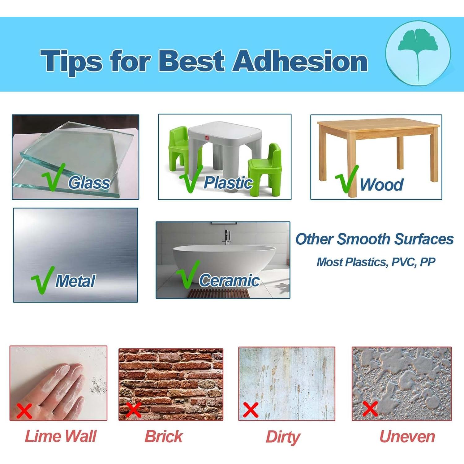 20 Sets Heavy Duty Adhesive Hook and Loop Strips - 6x2, 4x2, 4x1, 2x2 Inches  Double-Sided Fasteners for , School, Office, and Classroom Use, Black Interlocking Tape