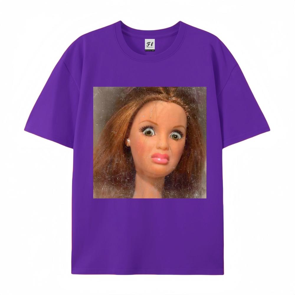 Funny Disgusted Doll Face Graphic Tee Women Y2K Aesthetic Crewneck Short Sleeve T-Shirt Casual Cotton Blend Summer Top for Teens Oversized Relatable Meme Streetwear Shirt Funny Disgusted Doll Face Graphic Tee Women Y2K Aesthetic Crewneck Short Sleeve T-Shirt Casual Cotton Blend Summer Top for Teens Oversized Relatable Meme Streetwear Shirt