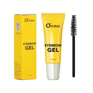 Wild Eyebrow Gel, Natural Setting Transparent Colorless Soft Jelly Shaping Brow Wax, Brow Styling Gel with Long-Lasting Hold and Easy Application