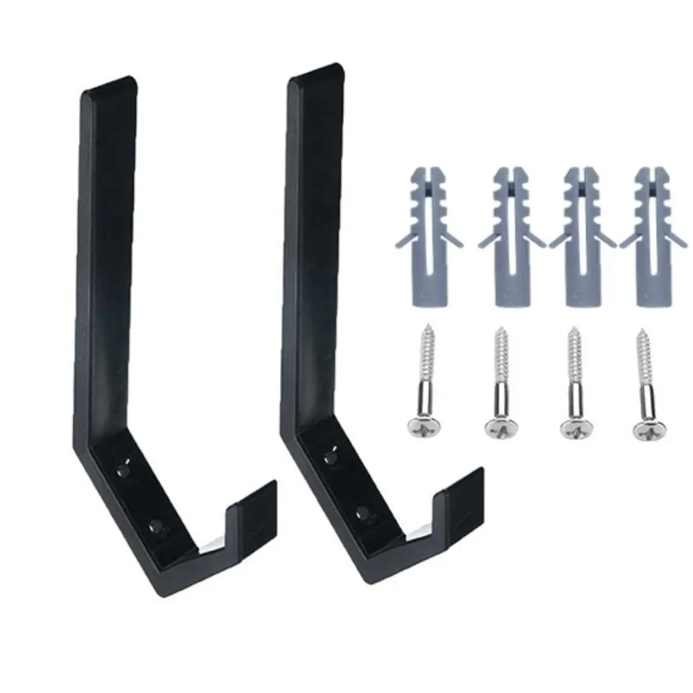 2PCS Large and Small Sizes Helmet Holders Plastic Hanging Storage Hooks Wall Mounted Hangers Hat Glove Bag Shoe Clothes Rack ABS Hook