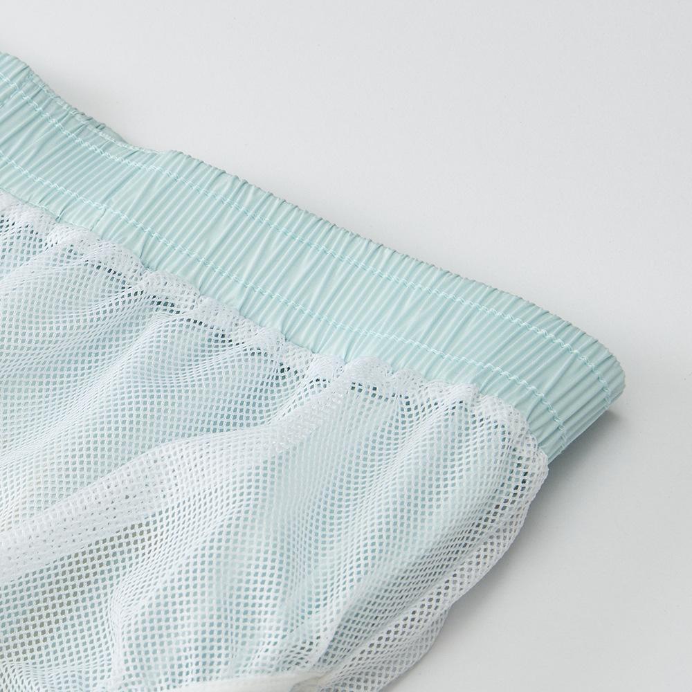 Tauwell Mens Sports Shorts Trendy Comfortable Youth Casual Three-Point Pants Polyester Fabric  - Menswear Trouser Elastic