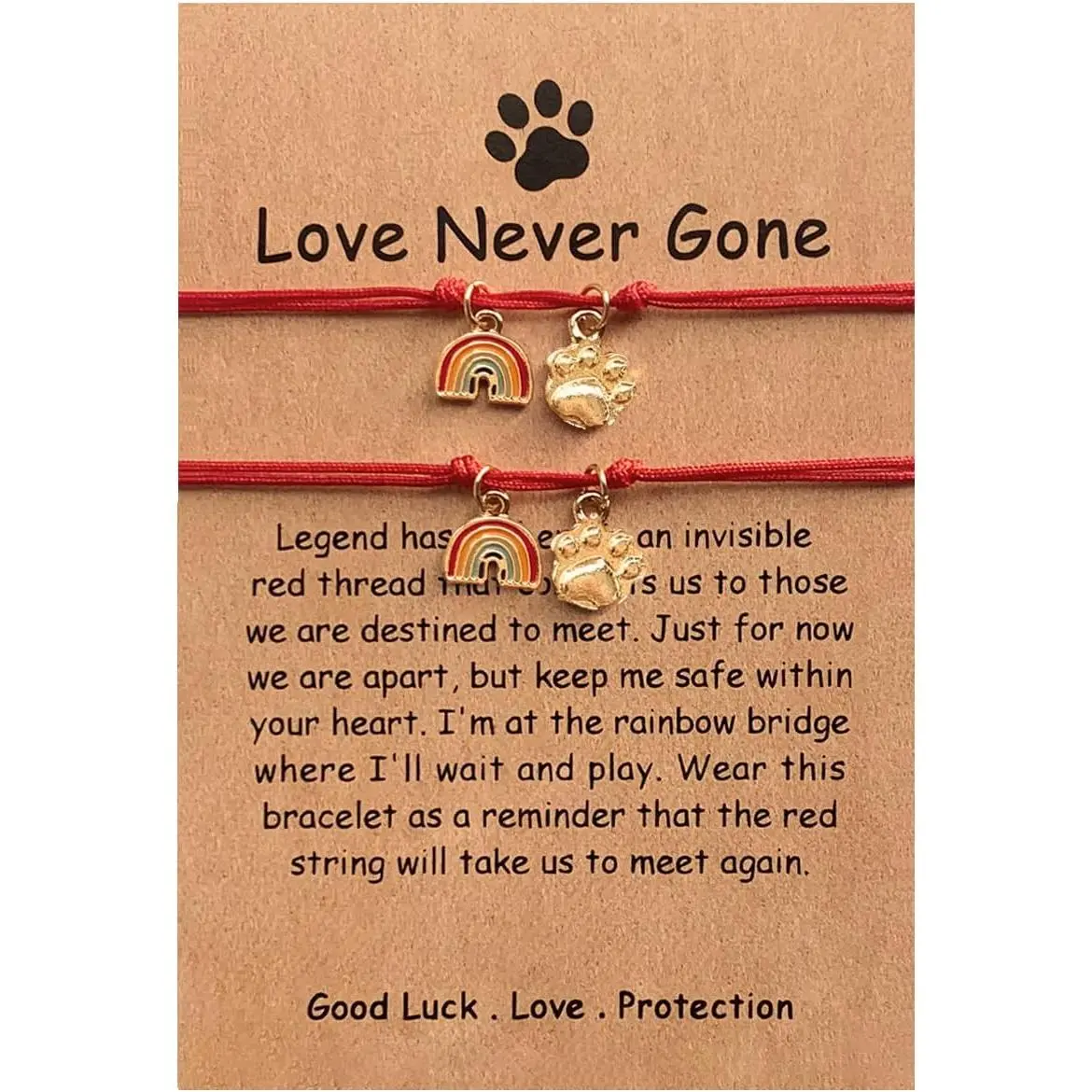 2 count Red String  Bracelets for Women Men,  Luck Bracelet   Memory Bracelets for  Loss, Gifts for   Lovers